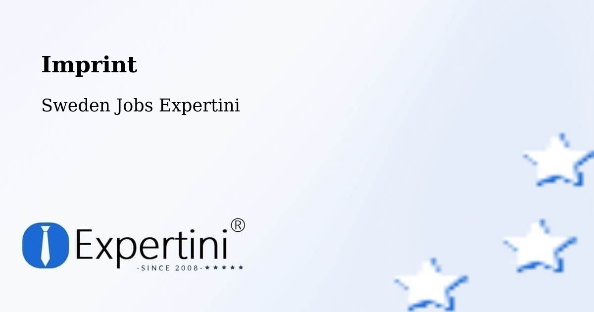 Imprint – Bara - Sweden Jobs Expertini